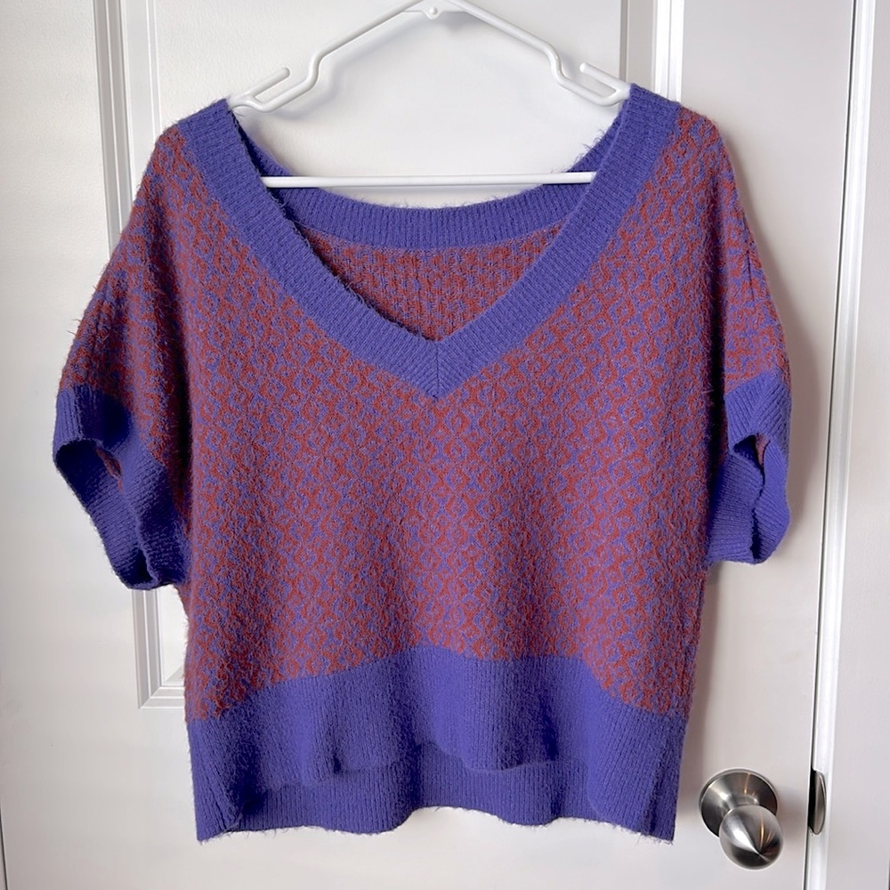 Free People Through the Motions Sweater Vest in Supernova Combo